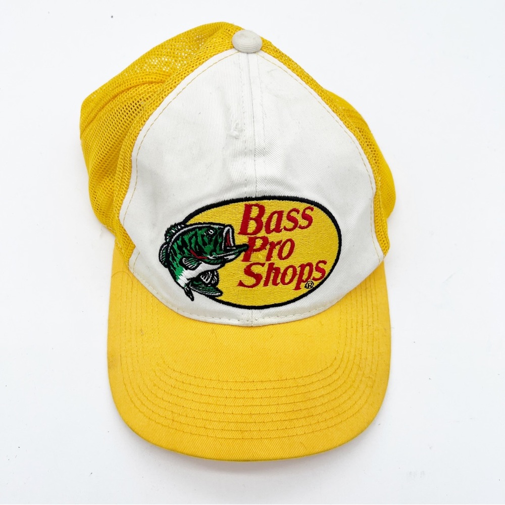Bass Pro Shops Yellow Trucker Hat